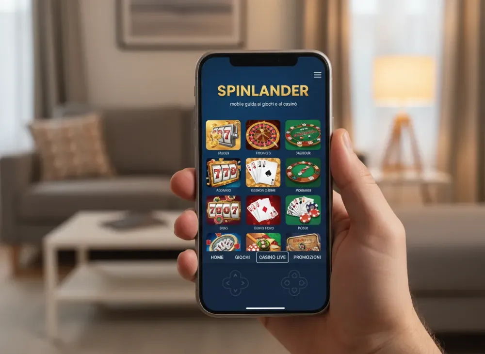 Spinlander mobile guida ai giochi e al casinò